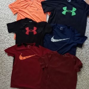 Lot of 7 Youth Extra Large athletic tees